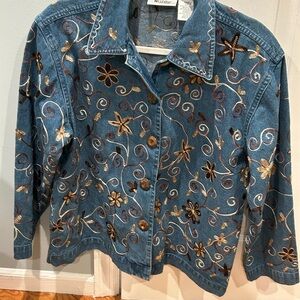 Embroidered Denim Jacket by Units Size S